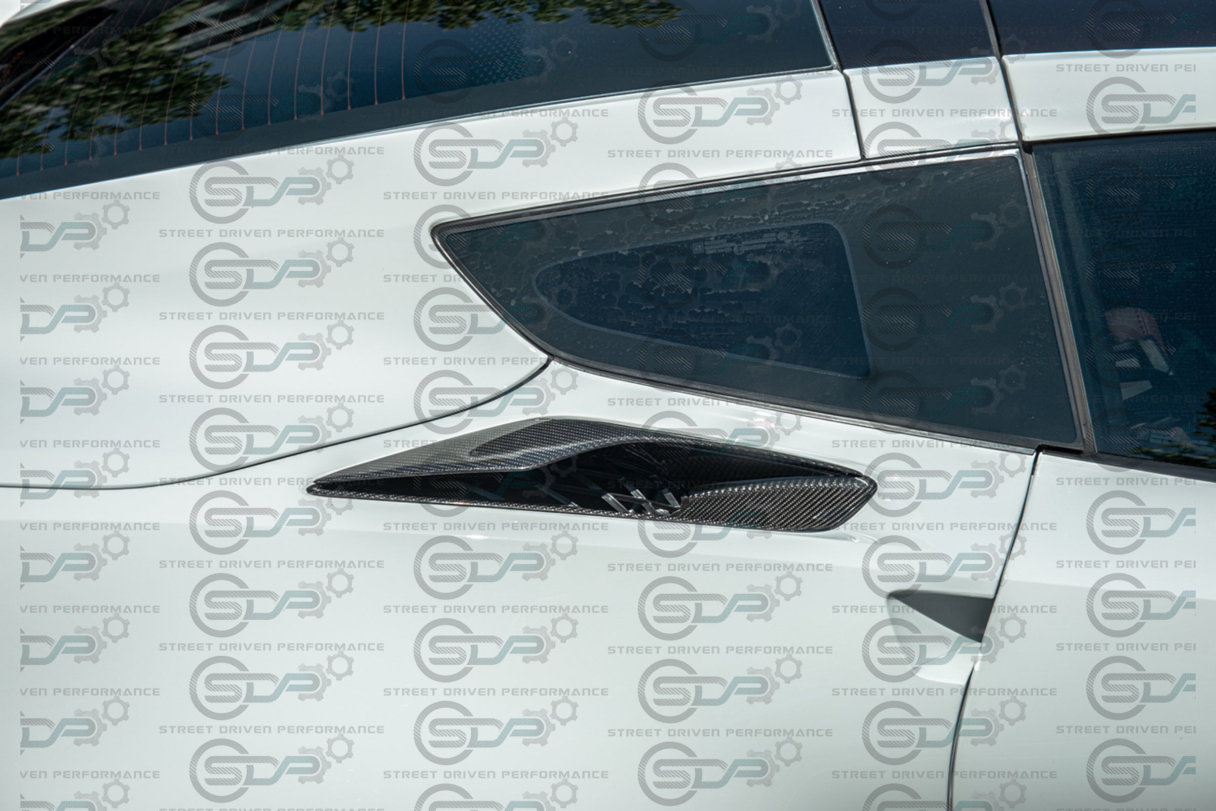 2014-2019 C7 - Corvette - Carbon Fiber Rear Quarter Panel Vents - Z06 Style